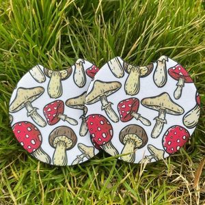 Mushroom Car Coaster Set | Mushroom Car Accessories | Mushroom Decor